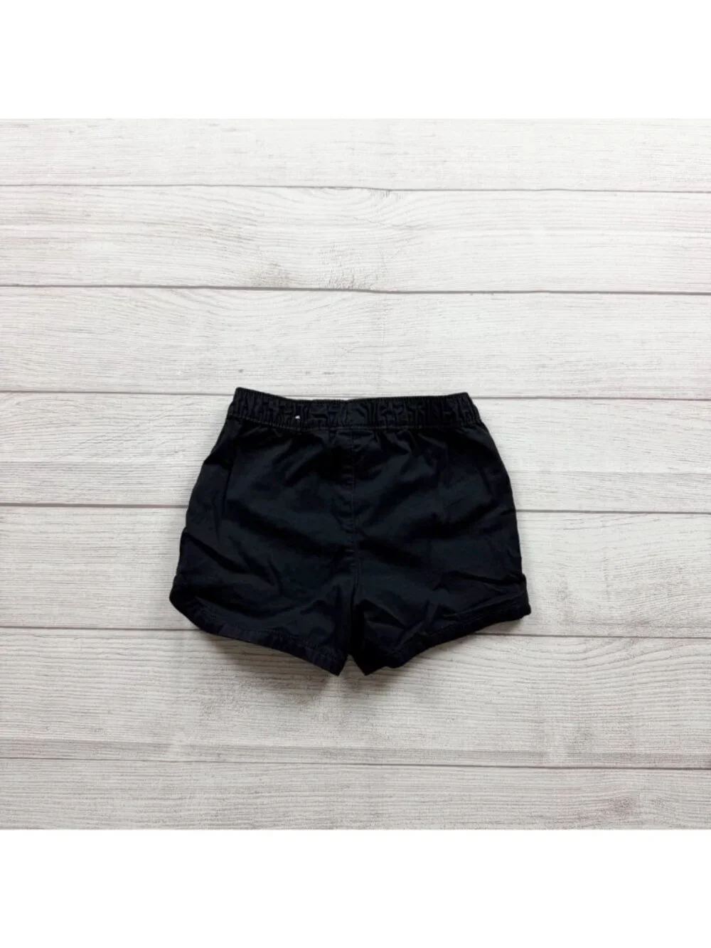 The Children’s Place Black Girls Elastic Waist Pull On Shorts 5T